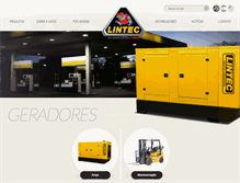 Tablet Screenshot of lintecmotores.com.br